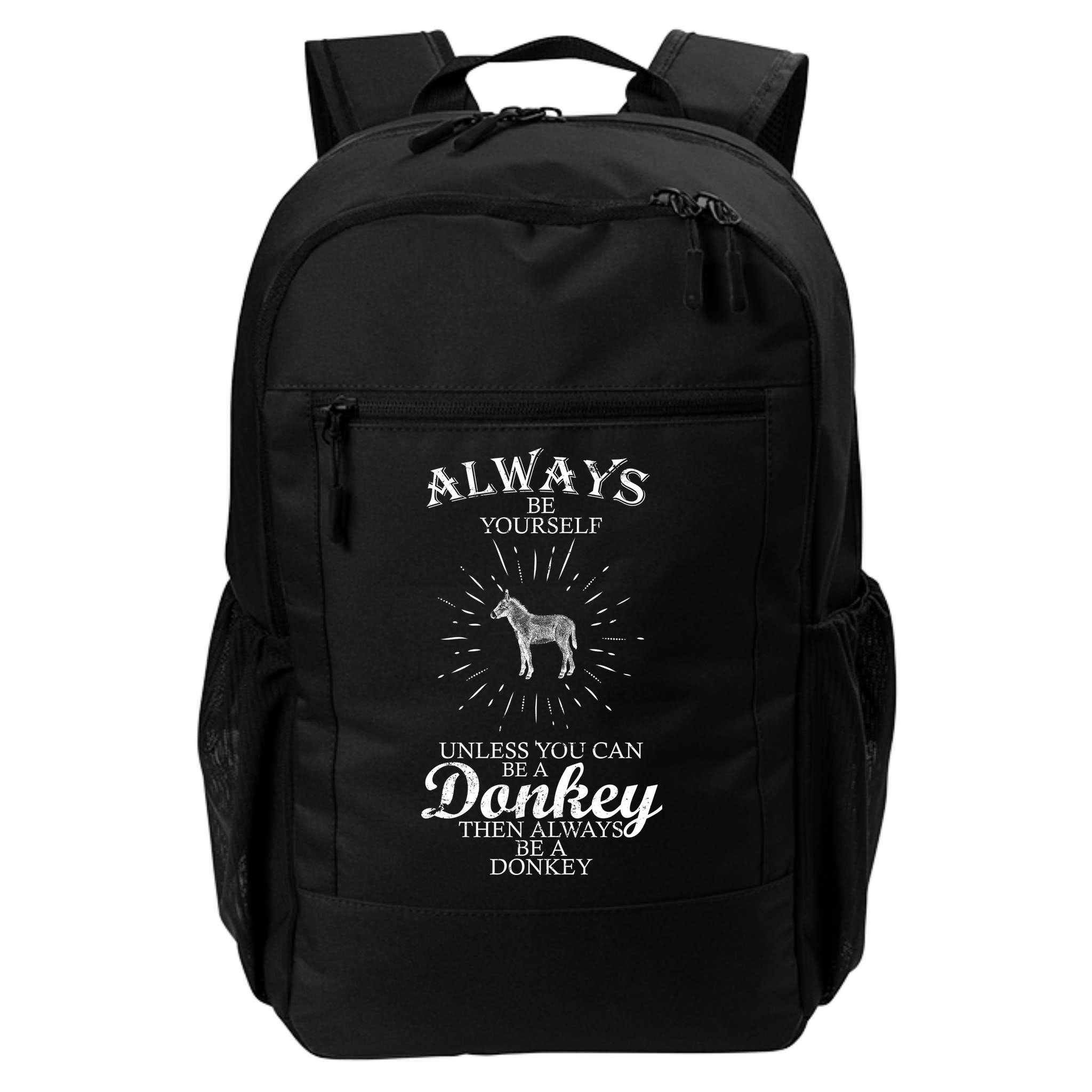 Always Be A Donkey Backpack