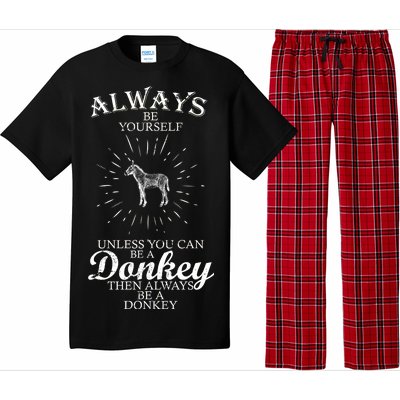 Always Be A Donkey Pajama Set