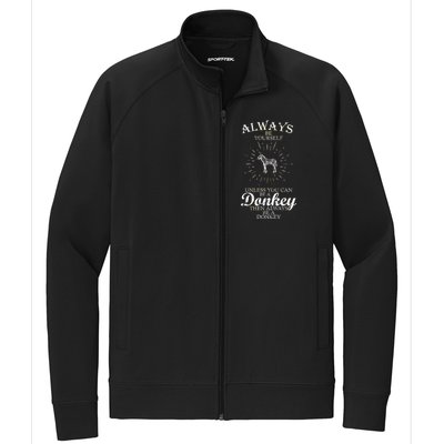 Always Be A Donkey Stretch Full-Zip Cadet Jacket