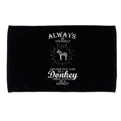 Always Be A Donkey Microfiber Hand Towel