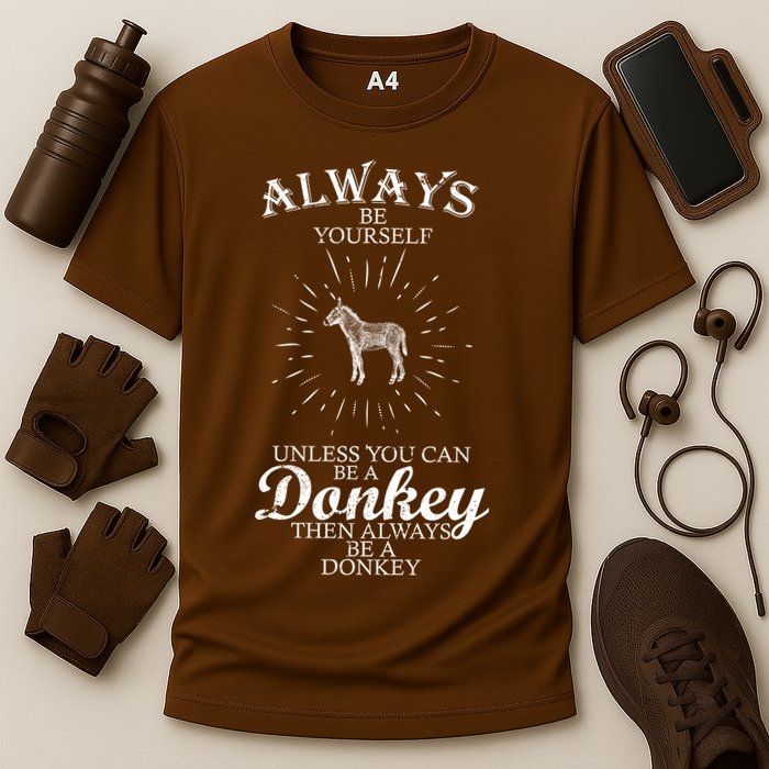 Always Be A Donkey Performance Shirt