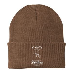 Always Be A Donkey Knit Cap Winter Beanie