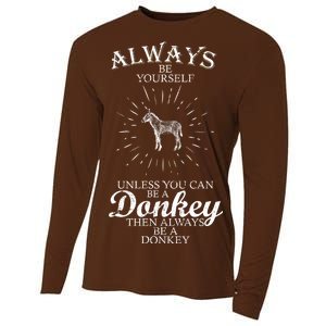 Always Be A Donkey Cooling Performance Long Sleeve Crew