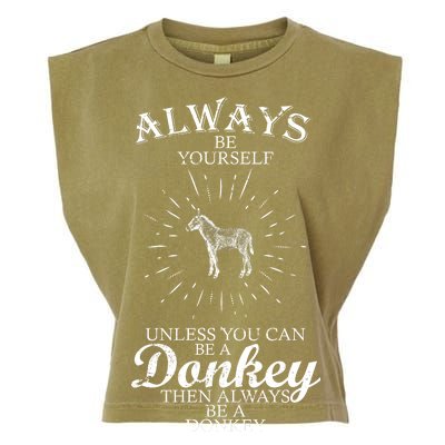 Always Be A Donkey Garment-Dyed Women's Muscle Tee