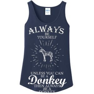 Always Be A Donkey Ladies Essential Tank