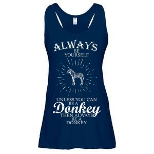 Always Be A Donkey Ladies Essential Flowy Tank