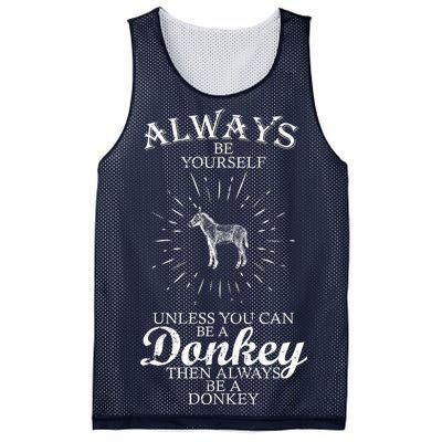 Always Be A Donkey Mesh Reversible Basketball Jersey Tank