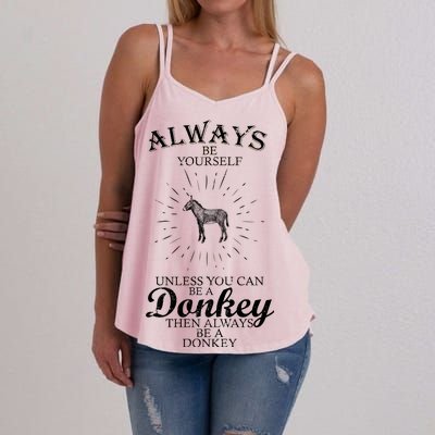 Always Be A Donkey Women's Strappy Tank