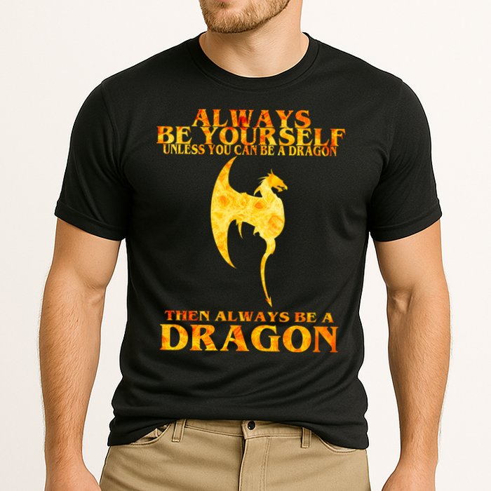 Always Be A Dragon Cooling Performance Crew T-Shirt