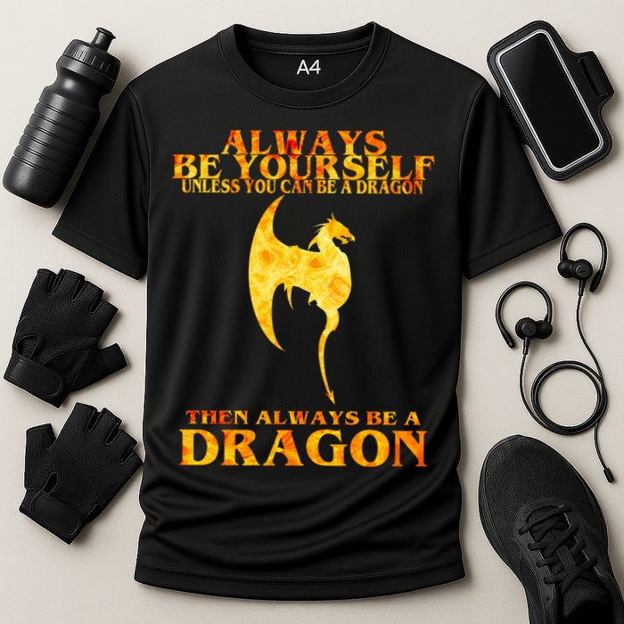 Always Be A Dragon Cooling Performance Crew T-Shirt