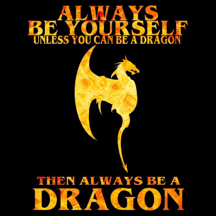 Always Be A Dragon Short Acrylic Beanie