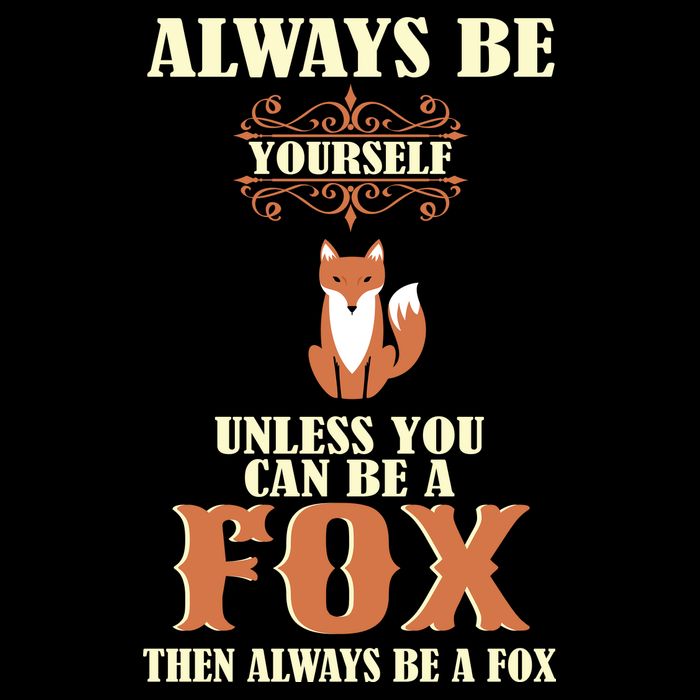 Always Be A Fox Cropped Pullover Crew