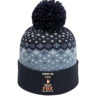 Always Be A Fox The Baniff Cuffed Pom Beanie