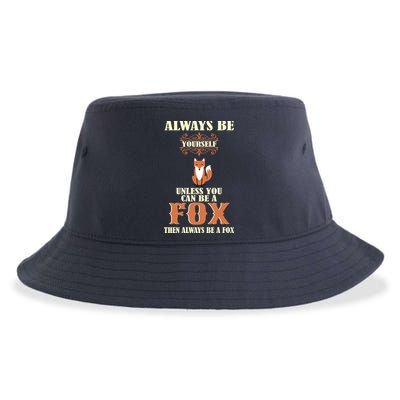 Always Be A Fox Sustainable Bucket Hat