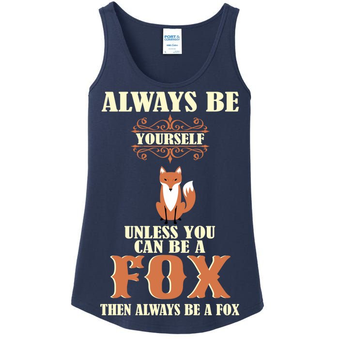 Always Be A Fox Ladies Essential Tank