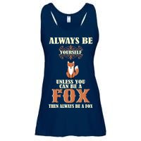 Always Be A Fox Ladies Essential Flowy Tank