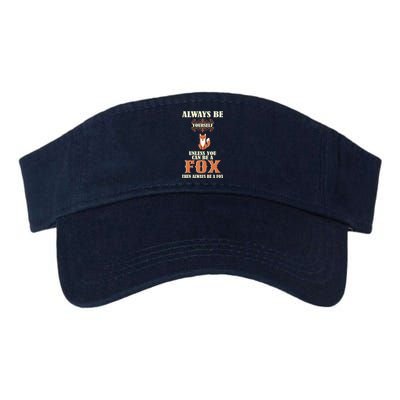 Always Be A Fox Valucap Bio-Washed Visor