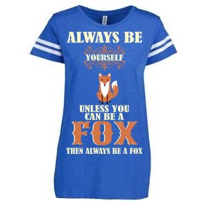 Always Be A Fox Enza Ladies Jersey Football T-Shirt