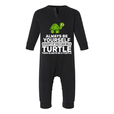 Always Be A Turtle Infant Fleece One Piece