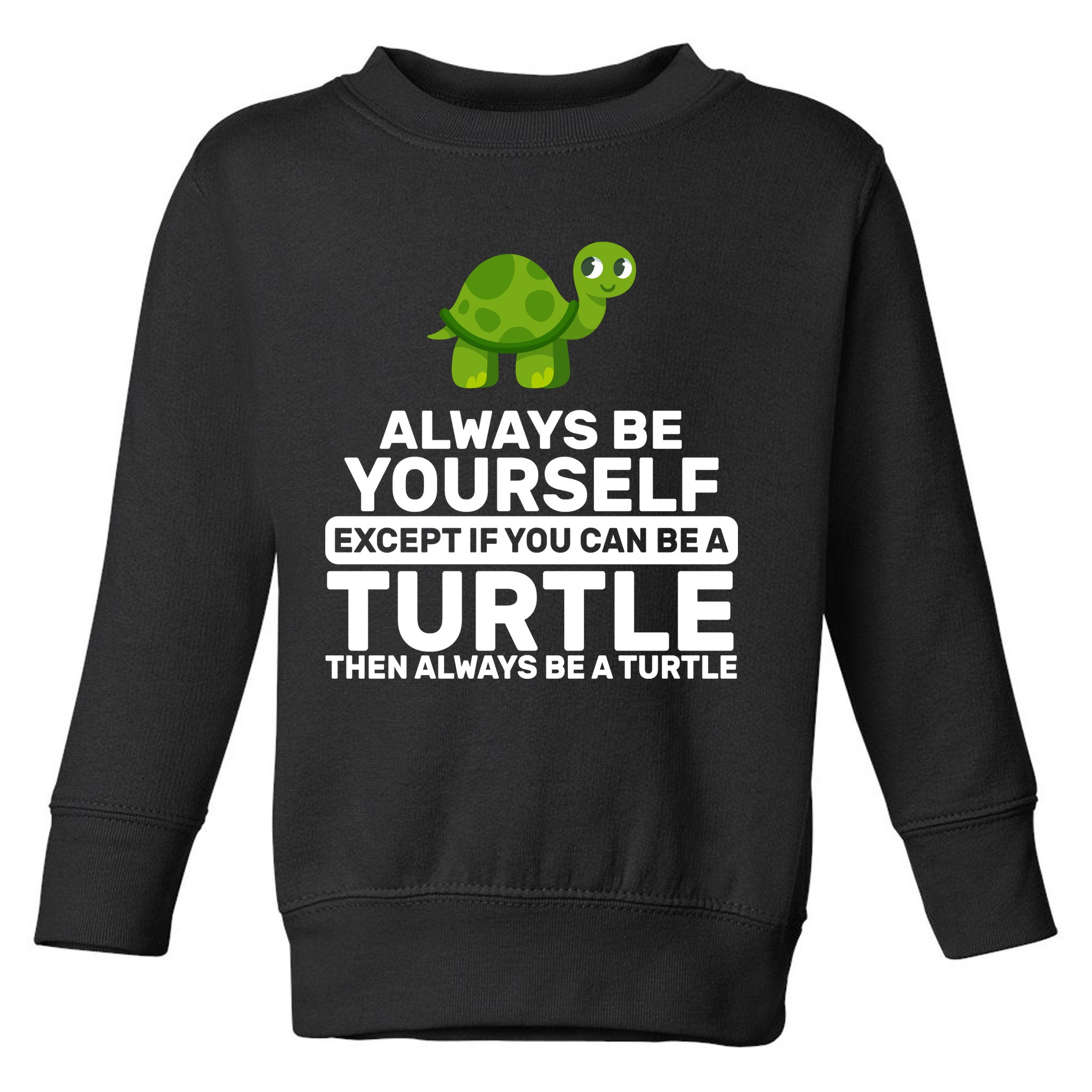 Always Be A Turtle Toddler Sweatshirt