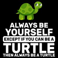 Always Be A Turtle Cropped Pullover Crew