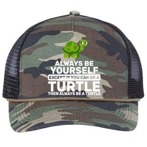 Always Be A Turtle Retro Rope Trucker Hat Cap