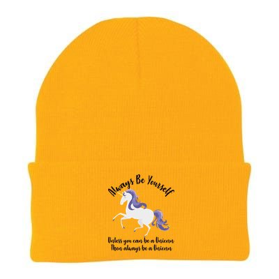 Always Be A Unicorn  Knit Cap Winter Beanie