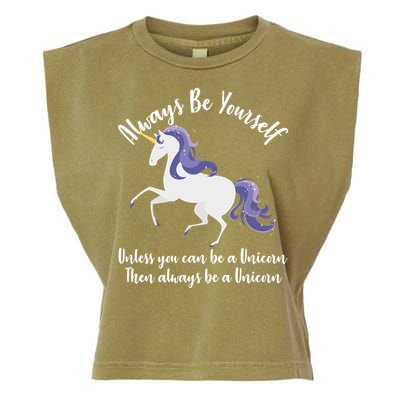 Always Be A Unicorn  Garment-Dyed Women's Muscle Tee