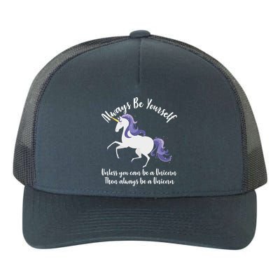 Always Be A Unicorn  Yupoong Adult 5-Panel Trucker Hat