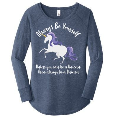 Always Be A Unicorn  Women's Perfect Tri Tunic Long Sleeve Shirt