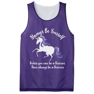 Always Be A Unicorn  Mesh Reversible Basketball Jersey Tank