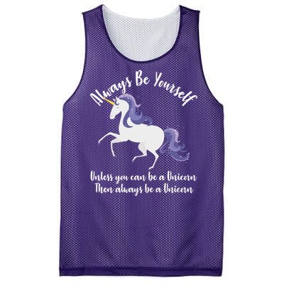 Always Be A Unicorn  Mesh Reversible Basketball Jersey Tank