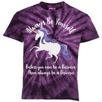 Always Be A Unicorn  Kids Tie-Dye T-Shirt