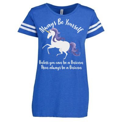 Always Be A Unicorn  Enza Ladies Jersey Football T-Shirt