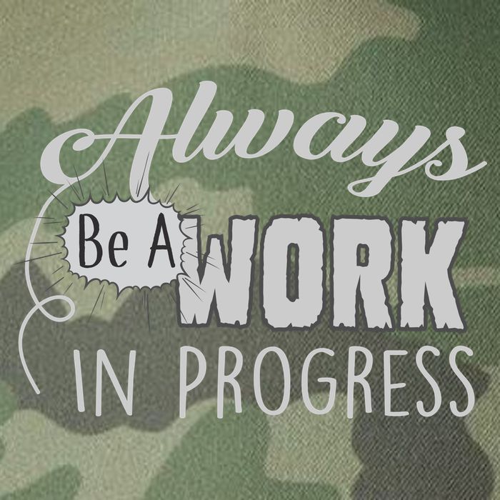 Always Be A Work In Progress Legacy Tie Dye Trucker Hat