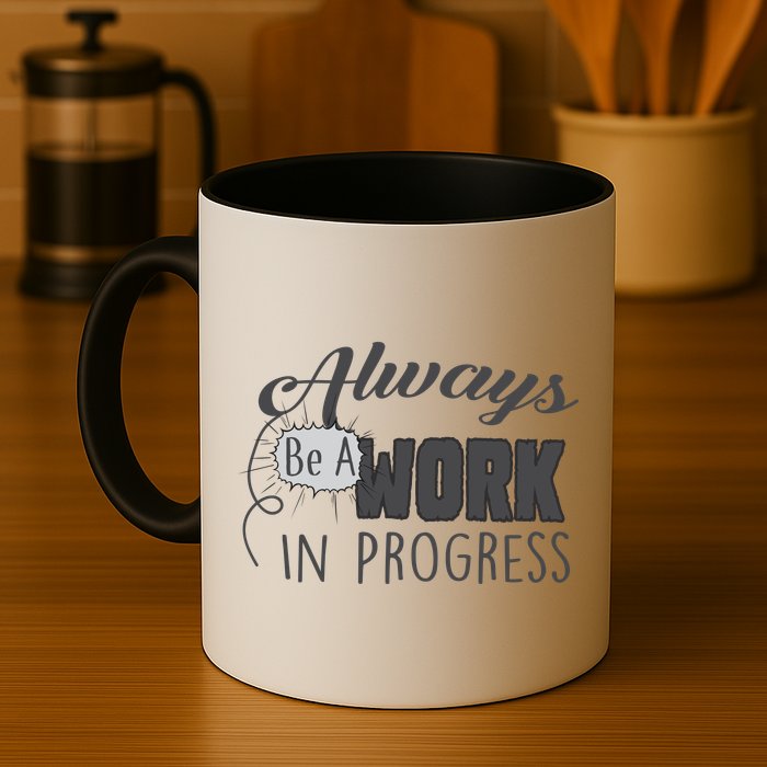 Always Be A Work In Progress Mug