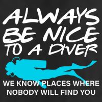 Always Be Nice To A Diver 15oz Campfire Ceramic Mug