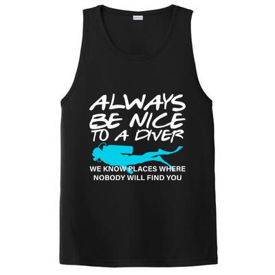 Always Be Nice To A Diver PosiCharge Competitor Tank