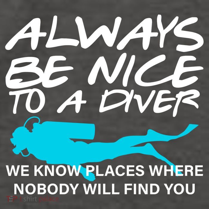 Always Be Nice To A Diver Vector Backpack