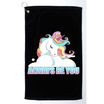 Always Be You Unicorn Golf Towel