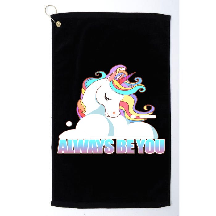 Always Be You Unicorn Golf Towel