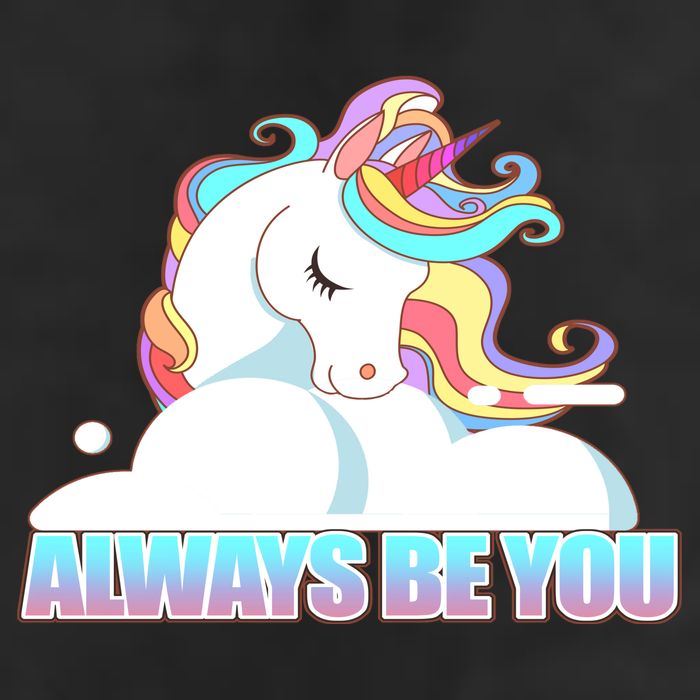 Always Be You Unicorn Golf Towel