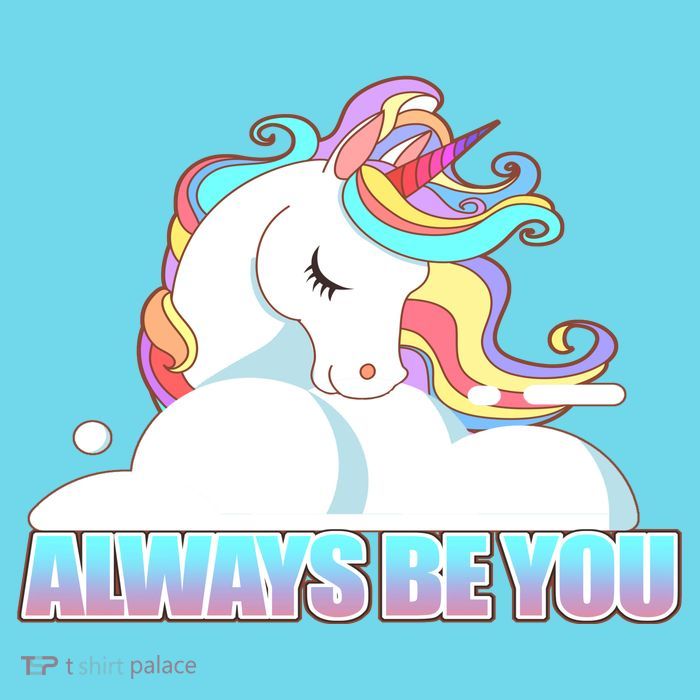 Always Be You Unicorn Poster