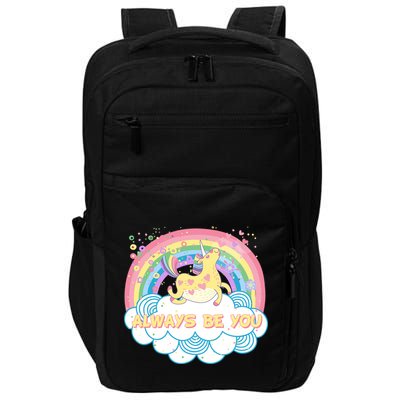 Always Be You Unicorn Rainbow Impact Tech Backpack