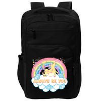Always Be You Unicorn Rainbow Impact Tech Backpack