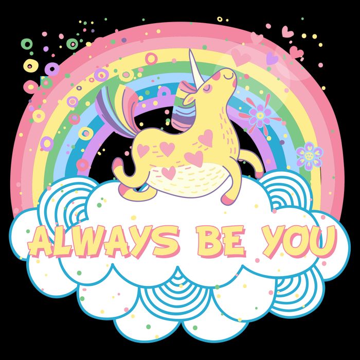 Always Be You Unicorn Rainbow Impact Tech Backpack