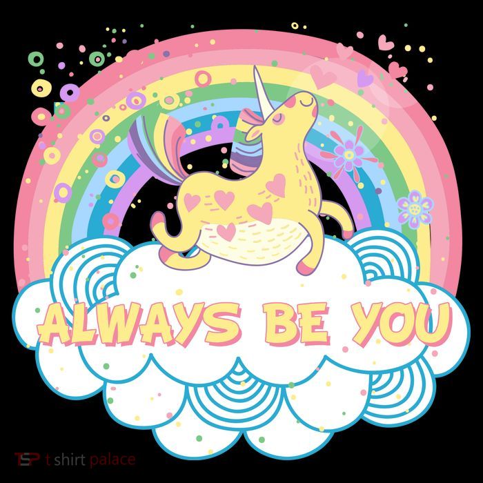 Always Be You Unicorn Rainbow Poster