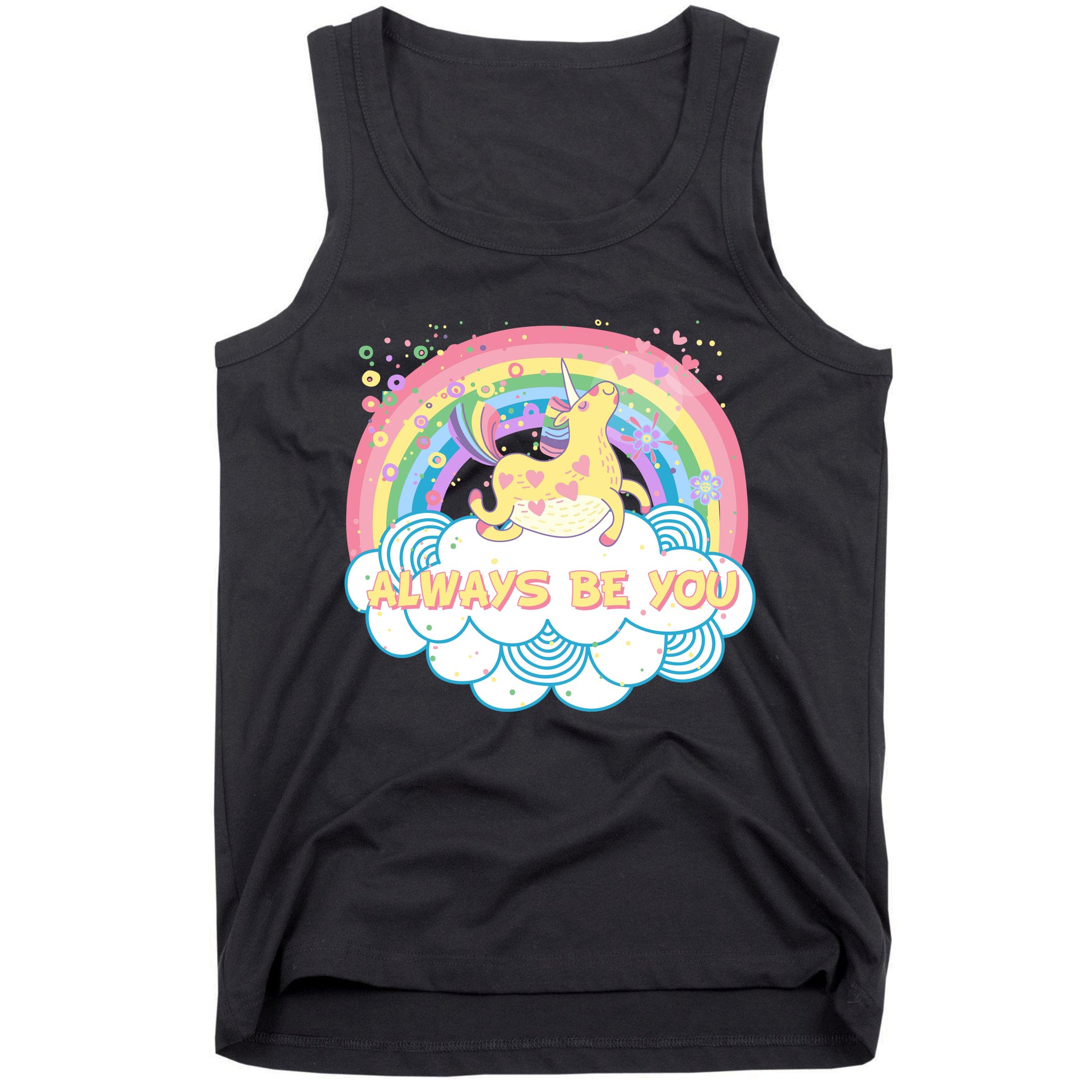 Always Be You Unicorn Rainbow Tank Top