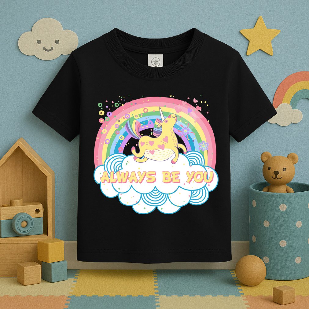 Always Be You Unicorn Rainbow Toddler T-Shirt