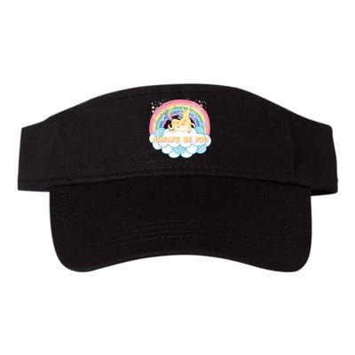 Always Be You Unicorn Rainbow Valucap Bio-Washed Visor